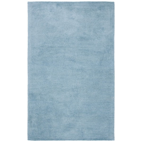 SAFAVIEH Himalaya Blue 4 ft. x 6 ft. Solid Color Area Rug