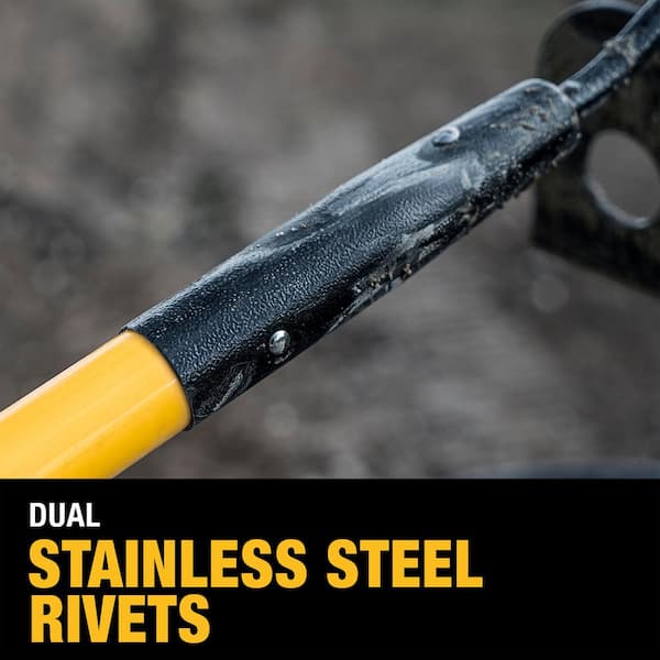 DEWALT - 53 in. Fiberglass Handle Mortar Hoe