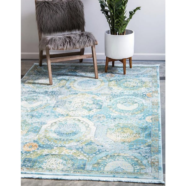 Baracoa Coppelia Light Blue 5' 5 x 8' 0 Area Rug