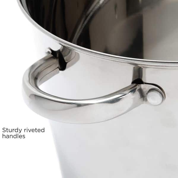 Ecolution Pure Intentions Stainless Steel Stock Pot with Lid, 8 Quart,  Polished - AliExpress