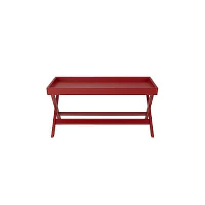 Red Coffee Tables Accent Tables The Home Depot