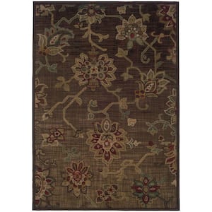 Promise Brown 5 ft. x 8 ft. Area Rug