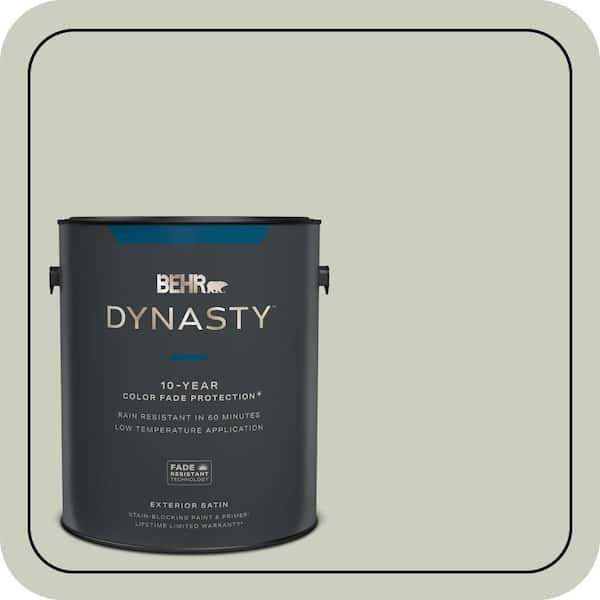 BEHR DYNASTY 1 gal. #PPU10-11 Sliced Cucumber Satin Enamel Exterior Stain-Blocking Paint & Primer