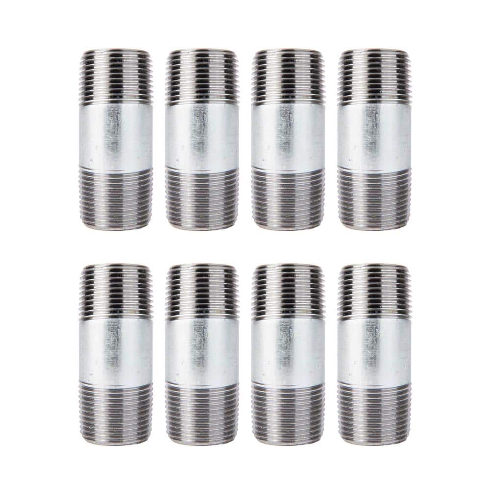 3/4 in. x 2-1/2 in. Galvanized Steel Nipple (8-Pack) price history on PriceWatchPro