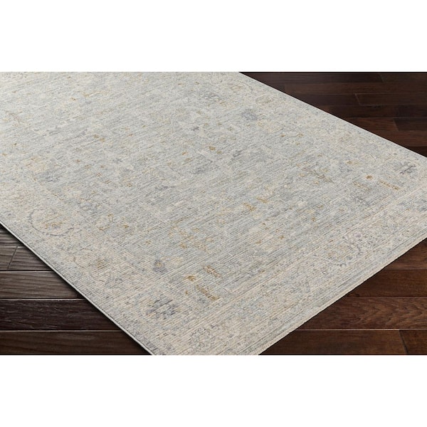 Avant Garde Brown Traditional Distressed 7 X 7 Area Rug