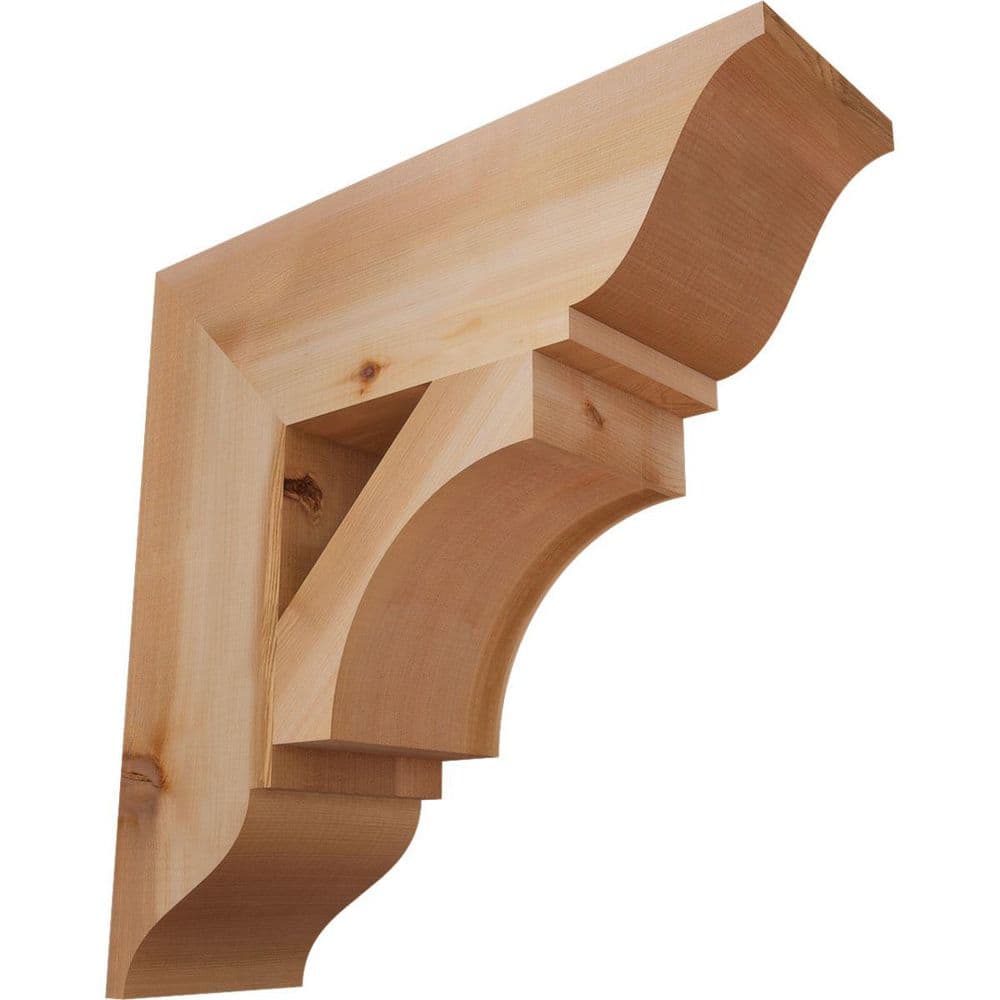 5.5 in. x 20 in. x 20 in. Western Red Cedar Westlake Traditional Smooth Bracket price history on PriceWatchPro