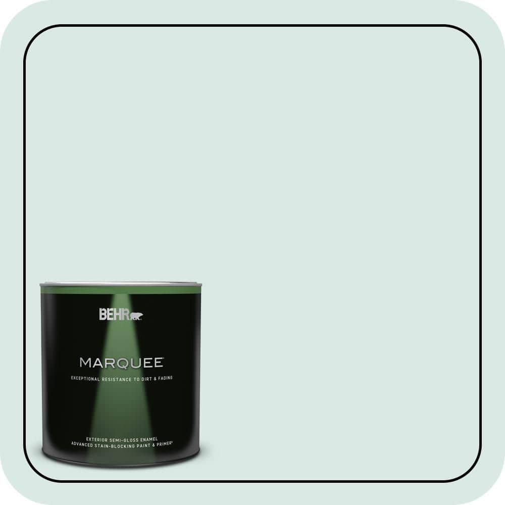 1 qt. Home Decorators Collection #HDC-WR15-5 Arctic Flow Semi-Gloss Enamel Exterior Paint & Primer price history on PriceWatchPro