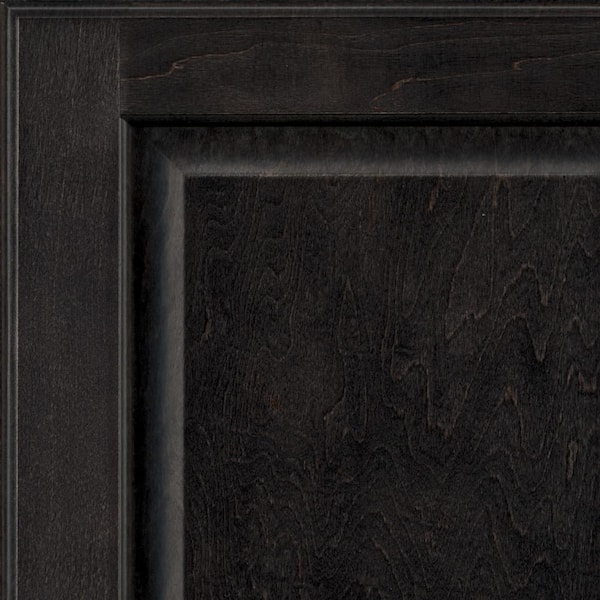 Fox Hill 7 5/16 in. W x 3/4 in. D x 7 5/16 in. H Quarter Cabinet Door Sample in Slate