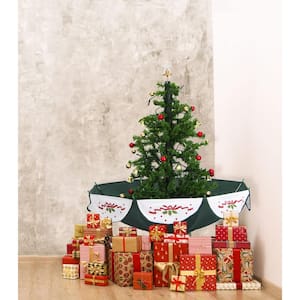 29 in. Green Christmas Tree with Star Topper and Umbrella Base