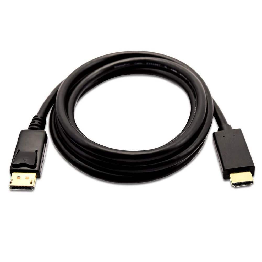 Micro Connectors, Inc 3 ft. DisplayPort to HDMI (28AWG) Cable 4K