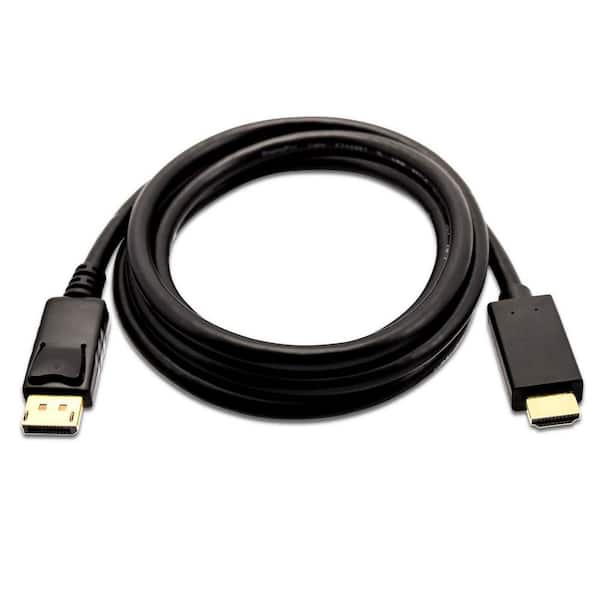Micro Connectors, Inc 3 ft. DisplayPort to HDMI (28AWG) Cable 4K with Latch