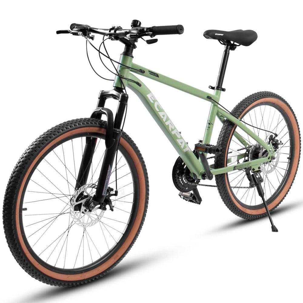 Huluwat 24 in. 21-Speed High Carbon Steel Frame Mountain Bike in
