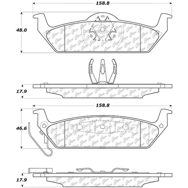 Centric Parts Disc Brake Pad Set