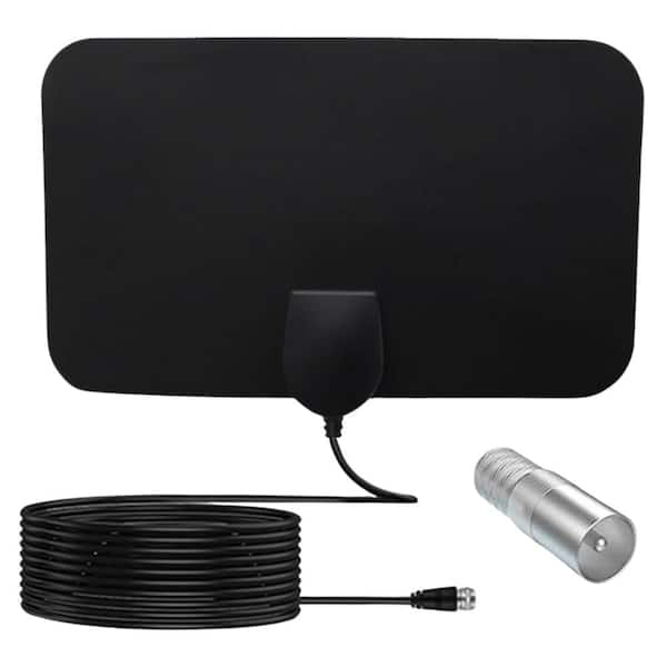 100 Miles Long Range Reception Amplified UHF 4K 1080p Digital Indoor HDTV Antenna with 360° Signal Reception for All TV