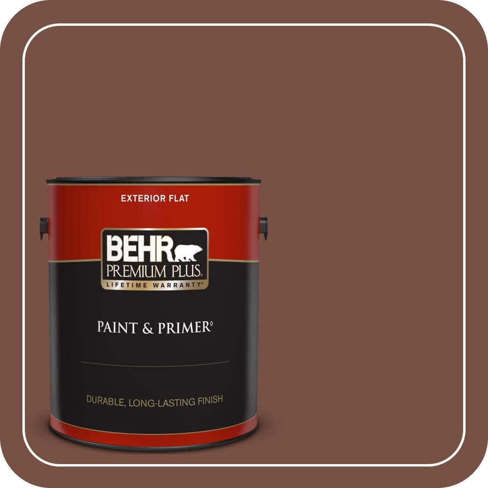 1 gal. #S190-7 Toasted Pecan Flat Exterior Paint & Primer price history on PriceWatchPro