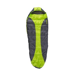 Wakeman Outdoors Kids Lightweight Sleeping Bag with Carrying Bag and Compression Straps in Pink/Black