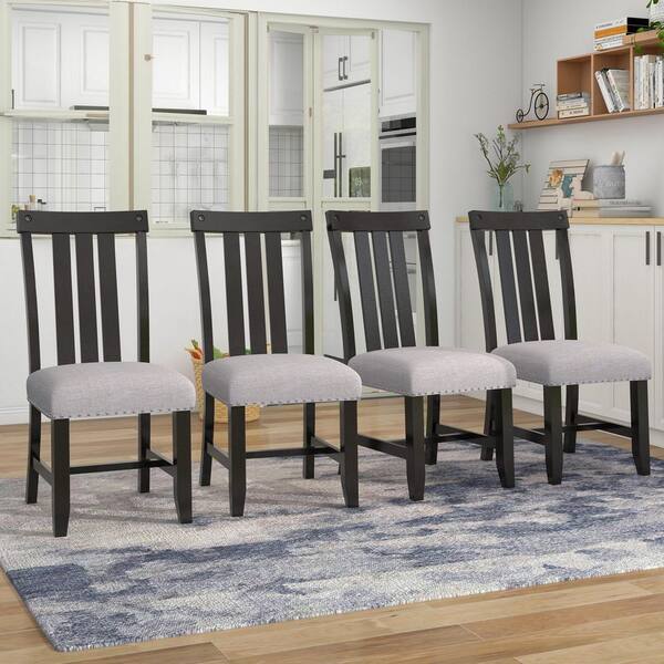 espresso dining chairs set of 4