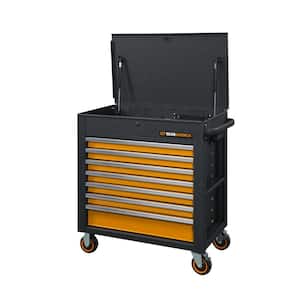 GSX Series 35 in. 7 Drawer Rolling Tool Cart with Tilt Top