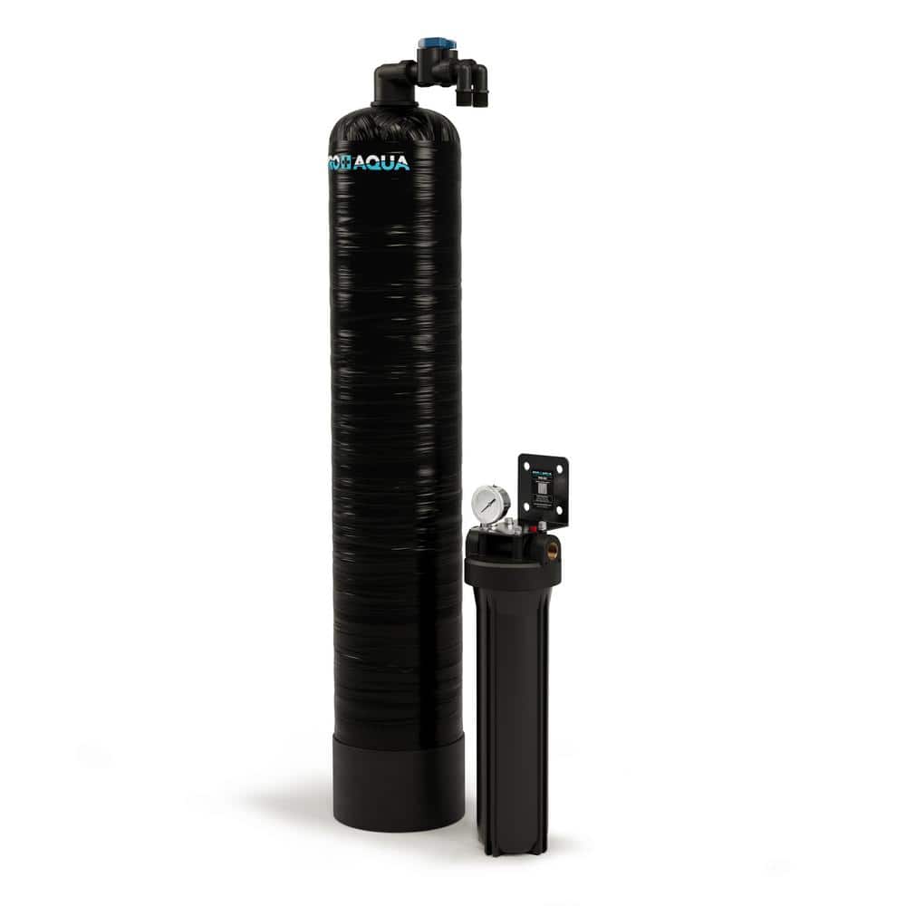 Whole House Salt-Free Water Softener Conditioner with Single Stage Carbon Filtration System, High Flow 15 GPM price history on PriceWatchPro