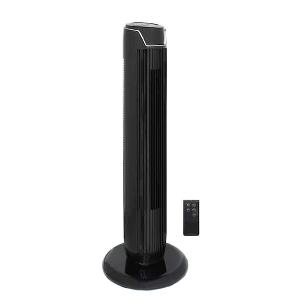 SPT 36 in. Oscillating Tower Fan with Time and Remote