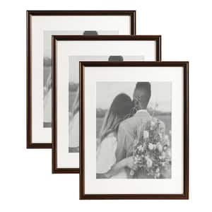 Adlynn 14 in. x 18 in. Bronze Picture Frame (Set of 3)