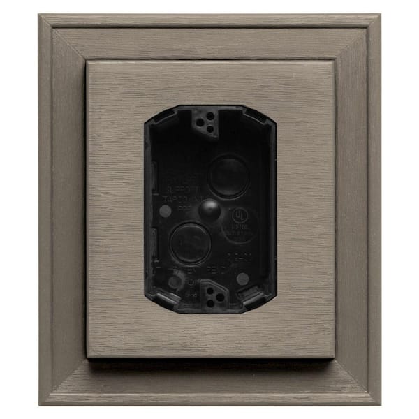 Mid America 7 in. x 8 in. #097 Clay UL Electrical Mounting Block
