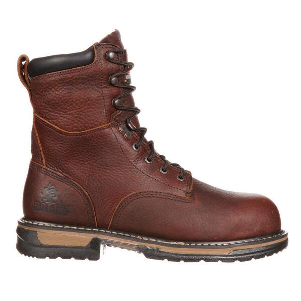 Mens Rocky Ironclad Waterproof Boots 5703 Size 14 W Brown‎ Leather Workwear Rocky 5703 Men main image 2