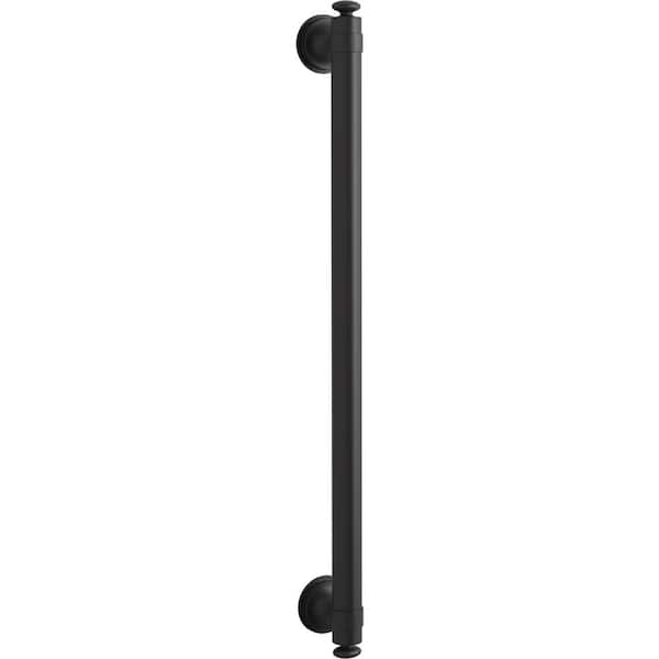 KOHLER Carmichael 24 in. Grab Bar in Matte Black