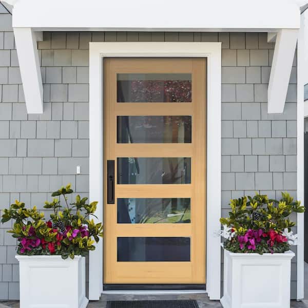 Krosswood Doors Modern Hemlock Wood Door Collection