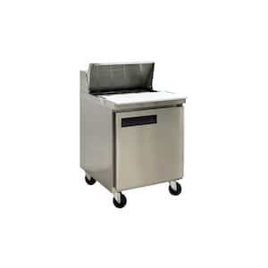 29 in. 6.56 cu. ft. Commercial NSF Sandwich Prep Table Mega Top ESP29M in Stainless Steel