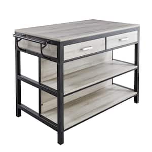 Carson Driftwood Counter Kitchen Table