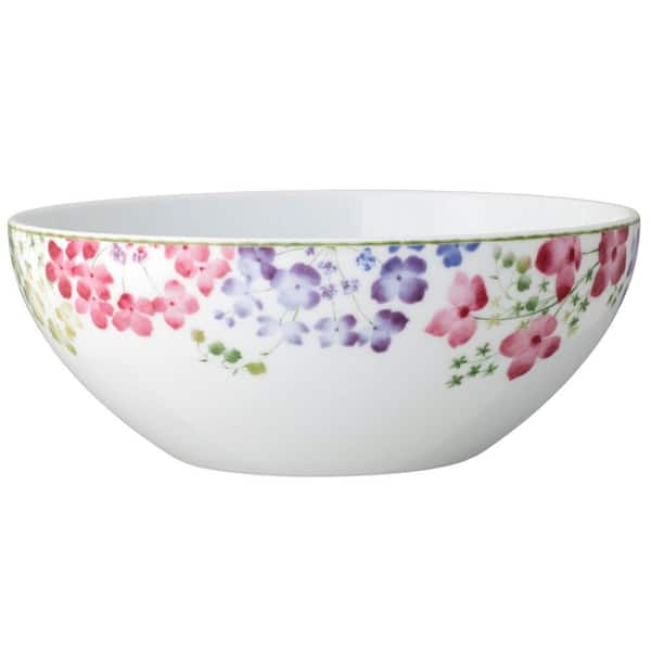 Bloomington Road Colorful 9 in., 68 fl. oz. (Multi) Porcelain Serving Bowl
