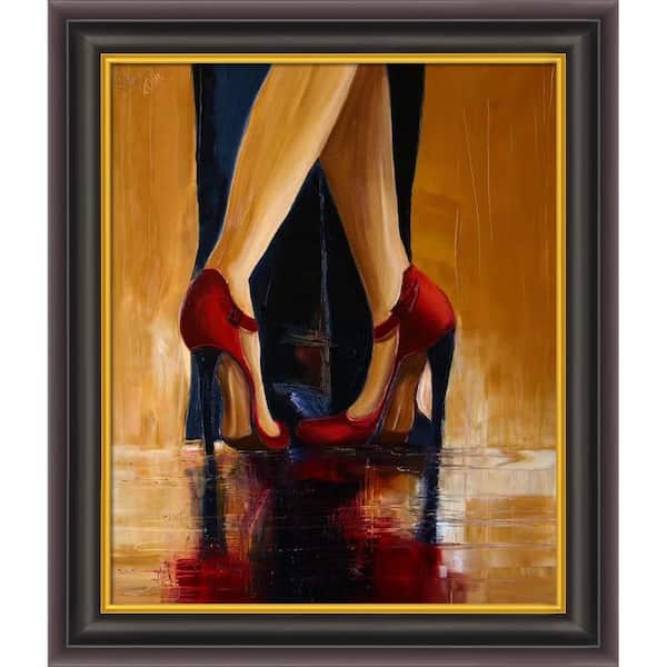 ArtistBe Tango by Justyna Kopania Opulent Framed People Oil Painting Art Print 26 in. x 30 in.