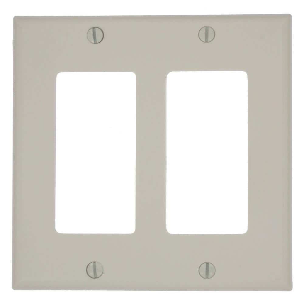 2-Gang Light Almond Decora/Rocker Nylon Standard Wall Plate (1-Pack) 80409-NT price history on PriceWatchPro