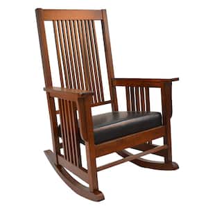 Langdon Chestnut Wood Mission Rocking Chair