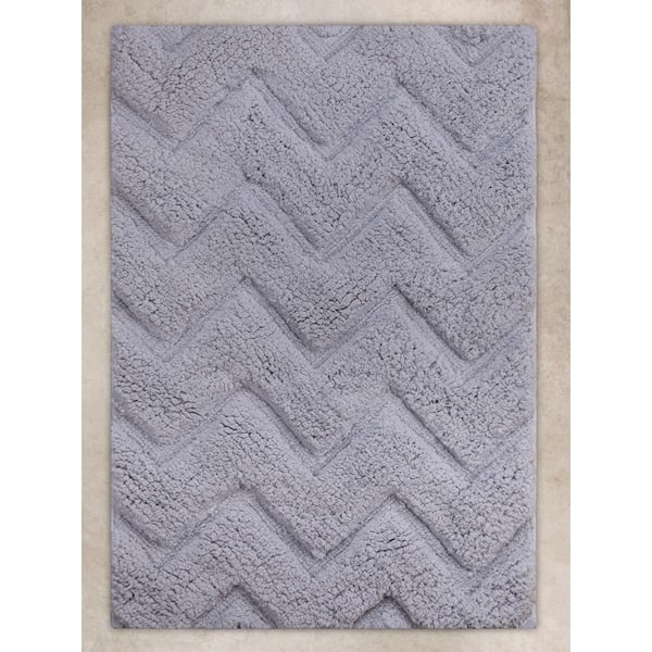 Vantaa Gray Bath Mat 24 in. x 36 in.