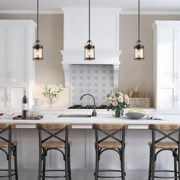 Farmhouse style hot sale hanging lights