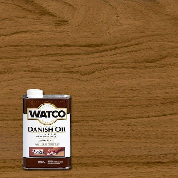 Watco 1 Pint Medium Walnut Danish Wood Sealer Oil