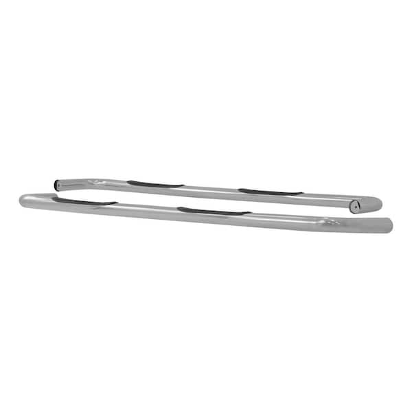 Aries 3-Inch Round Polished Stainless Steel Nerf Bars, No-Drill, Select Dodge, Ram 2500, 3500
