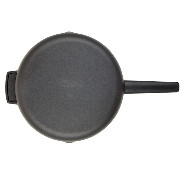 KitchenAid Seasoned Cast Iron 12 in. Cast Iron Frying Pan Black 48395 - The  Home Depot