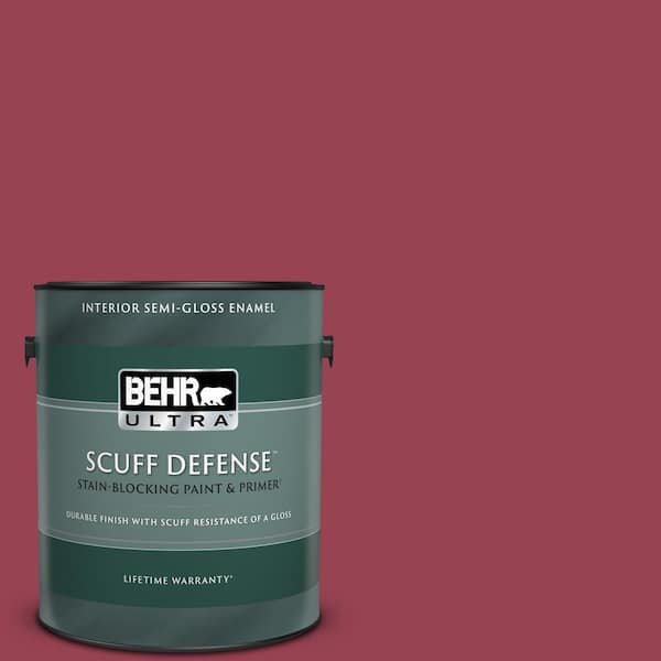 BEHR ULTRA 1 gal. Home Decorators Collection #HDC-CL-04 French Rose Extra Durable Semi-Gloss Enamel Interior Paint & Primer