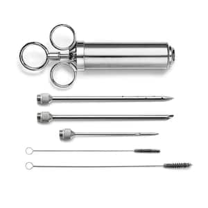 6 Piece Injector Set Meat, Steel