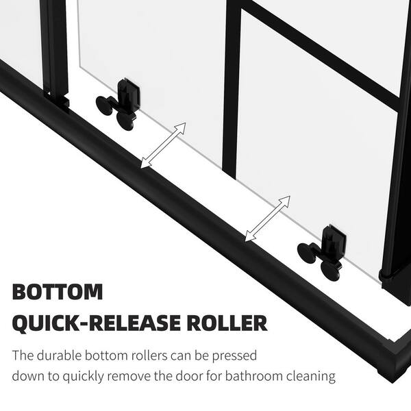 SL4U Corner Sliding Shower Enclosure 36 in.D x 36 in. W x 72 in. H Corner Shower Enclosure with 1/4 in.