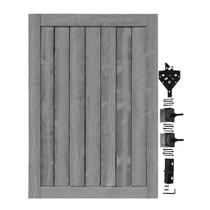 4 ft. x 6 ft., Ashland Nantucket Gray Composite Privacy Fence Gate