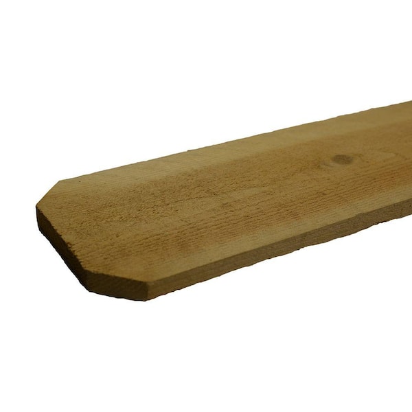 Sierra Pacific 5/8-in x 5-1/2-in x 6-ft Incense Cedar Dog Ear Fence Picket
