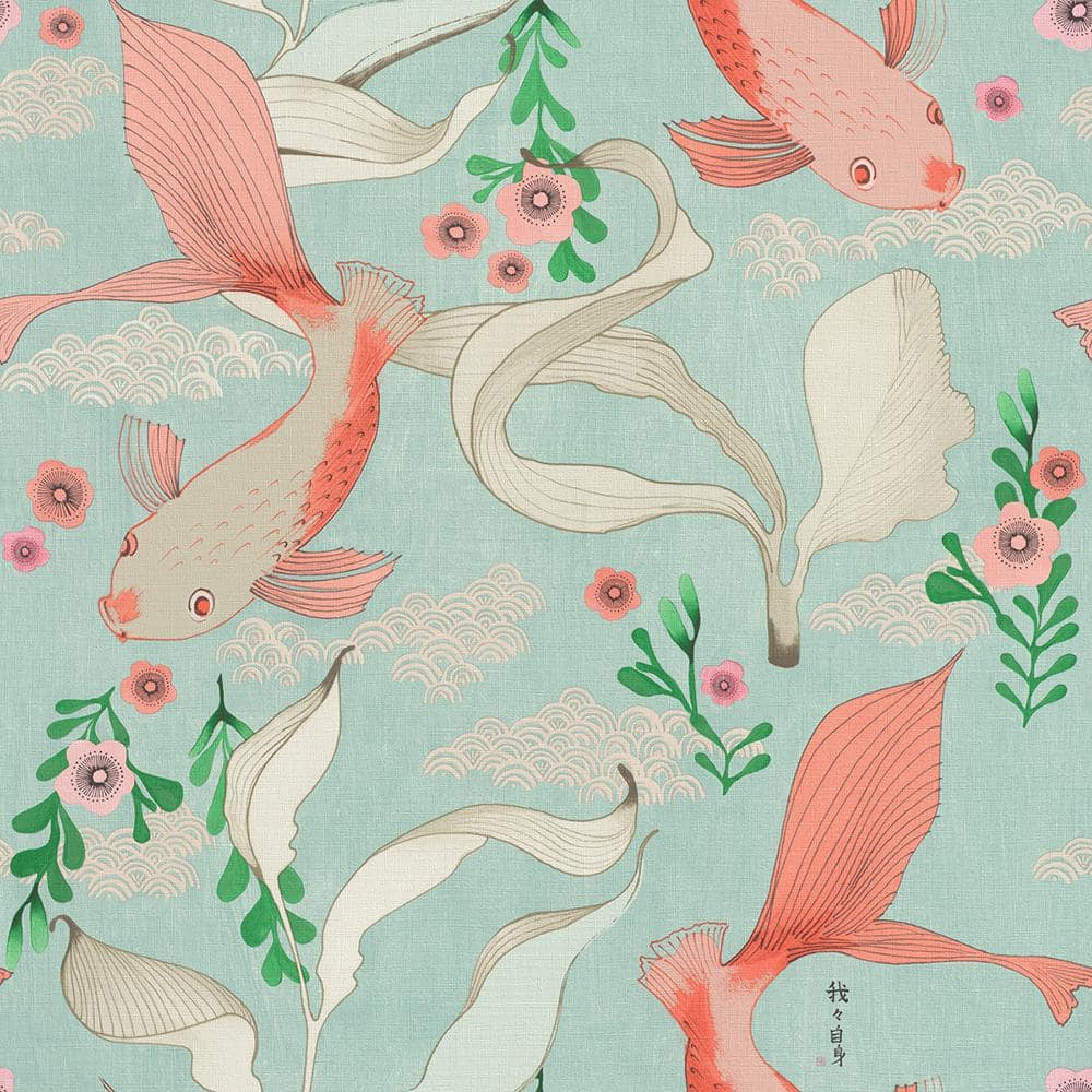 Dai Seafoam Betta Fish Wallpaper Sample