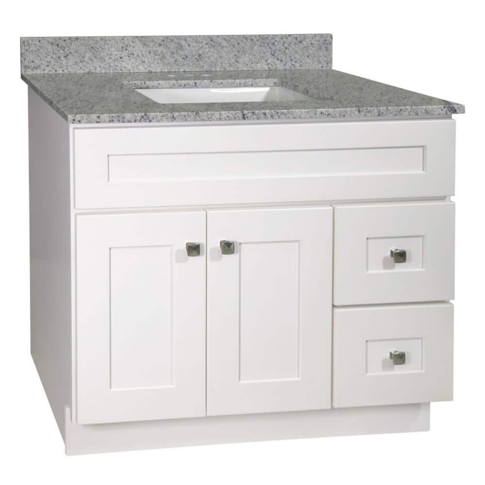 Design House Brookings RTA Plywood Shaker 37 in. x 22 in. Bath Vanity ...