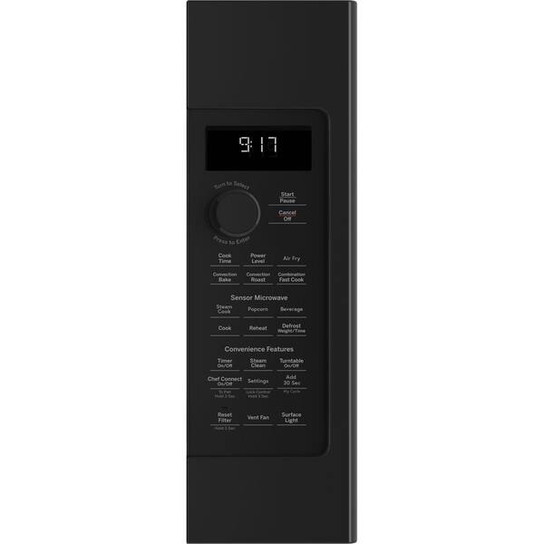 GE Profile 1.7 Cu. Ft. Over the Range Microwave in Black with Air