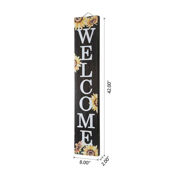 Welcome Sunflower ~ Wooden Porch Sign