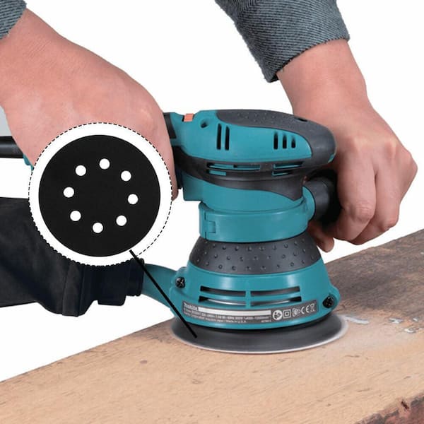 Schuurpads bewerkt met gaten 5 stuks